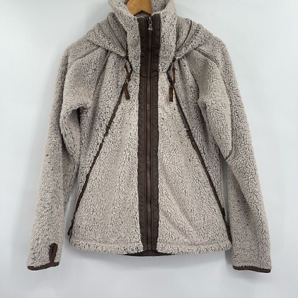 Kühl Stone Born In the Mountain Polyester Fleece Full Zip Flight Jacket Small